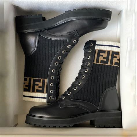 fendi kids biker boots|Fendi rockoko boots.